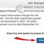 dv lottery 2023 status check
